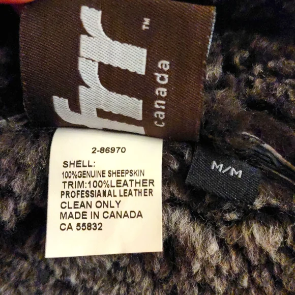 Vintage frr Canada sheepskin bomber - Picture 8 of 13